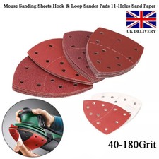 40x Sanding Sheets Mouse Sandpaper Sanding Pads Woodworking Electric Palm Sander