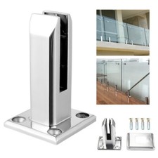 Heavy Duty Stainless Steel Spigot Glass Pool Fencing Clamp Balustrade Spigot UK