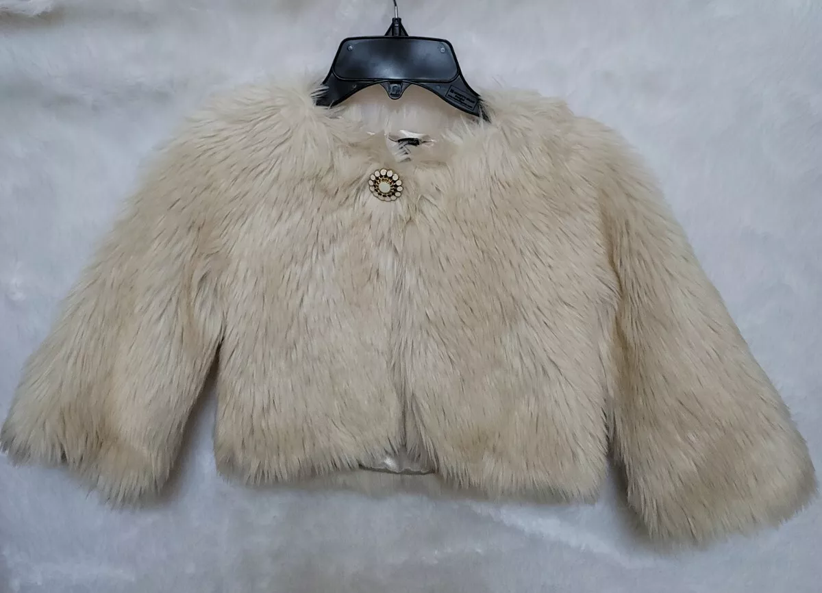Baby gap best sale faux fur coat