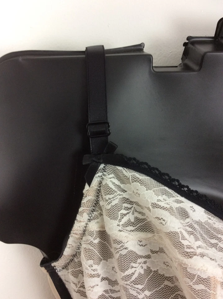 40DD NWOT Jezebel Unlined Seamed Full Support Sexy Lace Bra NEUTRALS 91008 - Image 4 of 4