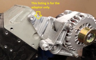 LS Swap Billet Alternator Bracket High Mount LSX 4.8 5.3 6.0 Truck LS1