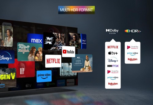 TCL Smart TV 75 Pollici 4K Ultra HD QLED Google TV Onkyo Sound Nero 75C655 - Foto 10 di 10