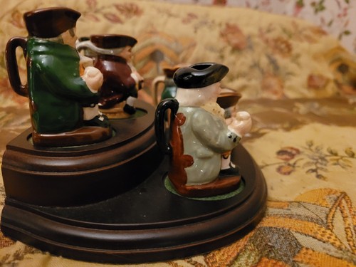 Royal Doulton Tiny Tobies Collection Set of 6 #720/2500 Hardwood Display~1994~ - Picture 6 of 12