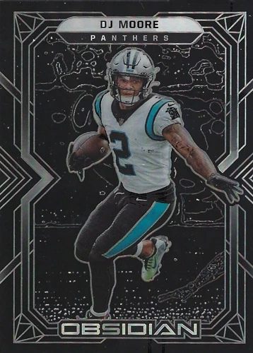 2022 Panini Obsidian D.J. Moore #18