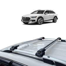 Roof Rack Cross Bars for Audi A4 Allroad Quattro 2017-2025 Raised Rails