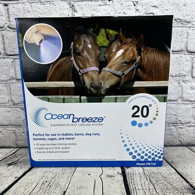 OCEAN BREEZE Evaporative Mist Cooling System DIG For Home Barns Stables Kennels