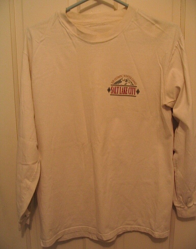 Salt Lake City 2002 Olympics Jersey XIX Olympic Winter Games Licensed No Tag