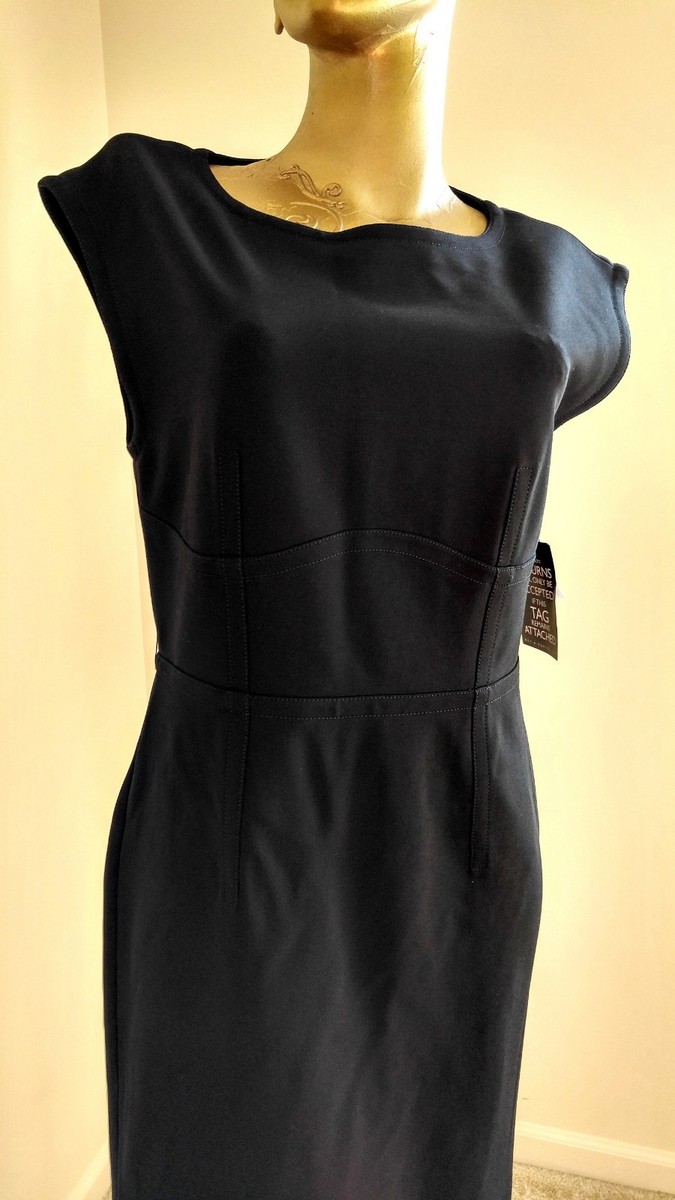 GUCCI Classic Little Black Cocktail Dress Sleeveless Stretch Jersey Sz L |  eBay
