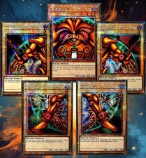 Yugioh Exodia Die Verbotene Komplett Set Quarter Century Secret Rare Deutsch NM 