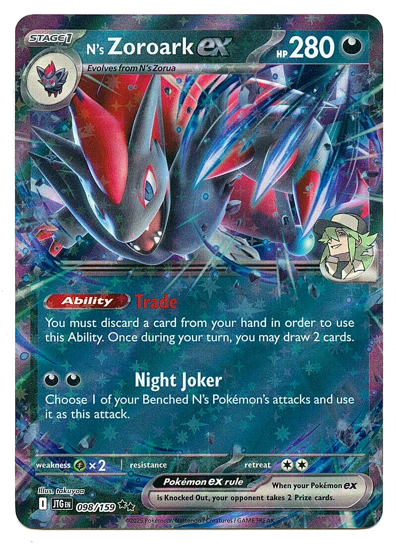 N's Zoroark Ex Pokémon TCG Cards for sale | eBay