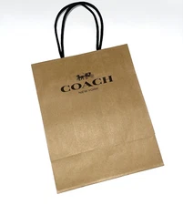 Coach Gift Bag Brown for Purse Wallet Wristlet Handbag 8x10 New