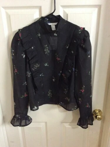 Camisas, camisetas y tops de mujer negro H&M