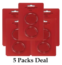 5 AirTite Direct Fit H32 Round Capsules For 32mm Coins Safe & Long Term Storage