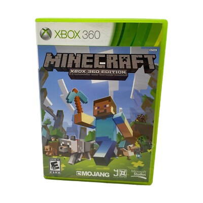 Minecraft Xbox 360 Edition (Microsoft Xbox360, 2004) Disc But No