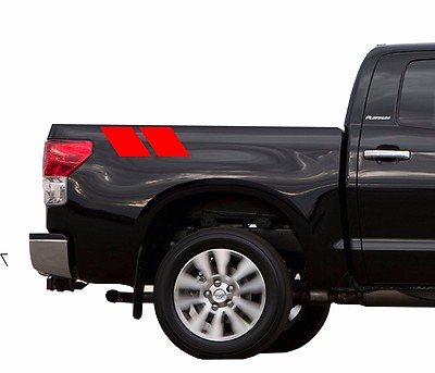 Truck Fender Hash Bar vinyl Racing Stripe 6x6 Decal (Fits Toyota TUNDRA TACOMA)