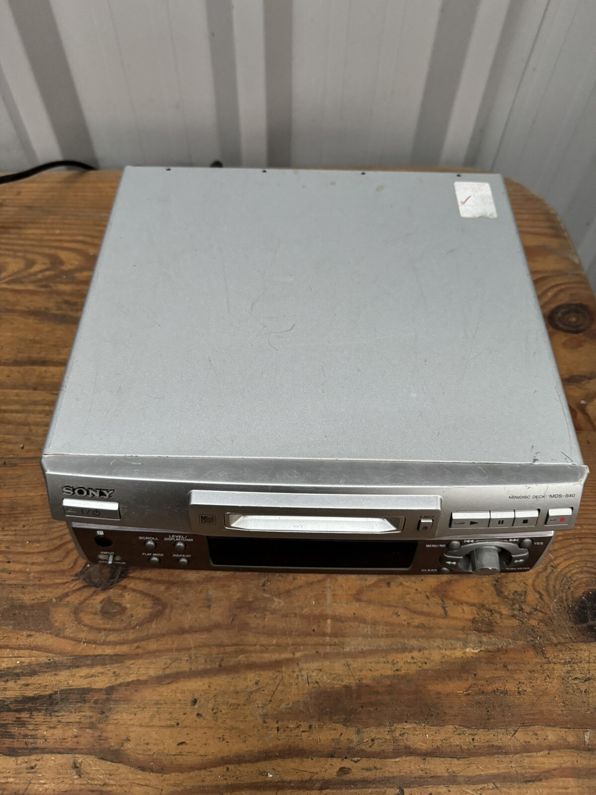 Sony MDSS40 Minidisc Player/recorder eBay