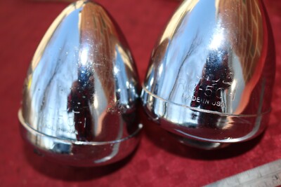 VINTAGE GUIDE R8-15-1 BACKUP MARKER CHROME LIGHTS STREET ROD