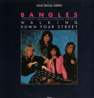 Bangles(12'' Vinyl)Walking Down Your Street-CBS-650280 6-Holland-1986-VG/NM