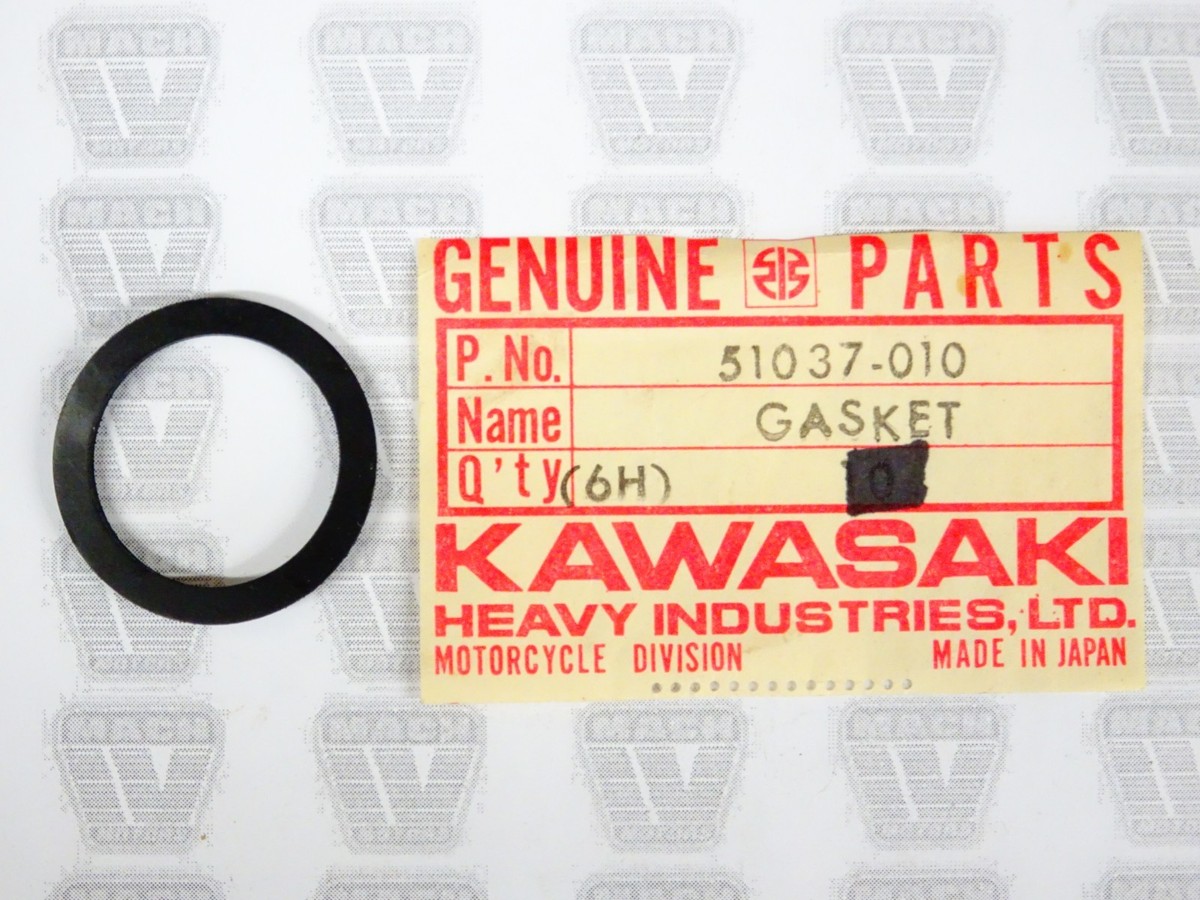 カンケリ様 Kawasaki NOS NEW 51037-010 Fuel Cock Cup Gasket Z1 S1 S2 S3 F11 KH