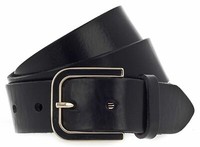 Vanzetti 35Mm Leather Belt W110 GüRtel Accessoire Black Schwarz Neu