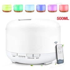 Essential Oil Aromatherapy Aroma Diffuser LED Ultrasonic Humidifier Air Purifier