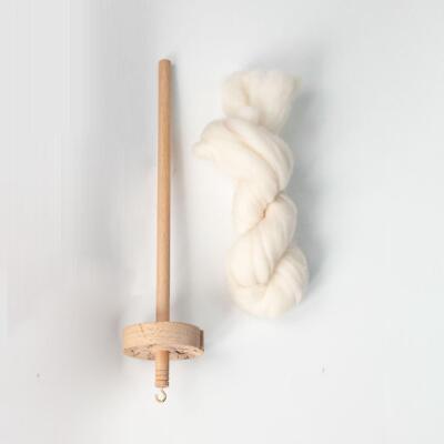 Drop Spindel mit Wollstreifen praktischer Top Whorl für gewebt gestrickt