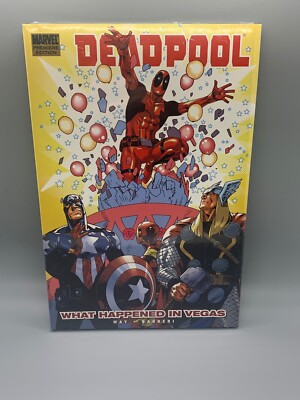 Deadpool   What Happens in Vegas  Graphic Novel Hardcover Book New Sealed