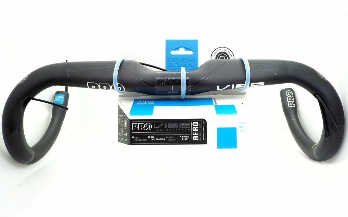 2019 Shimano PRO Vibe Aero SuperLight Carbon Handlebar Compact x  42cm Di2