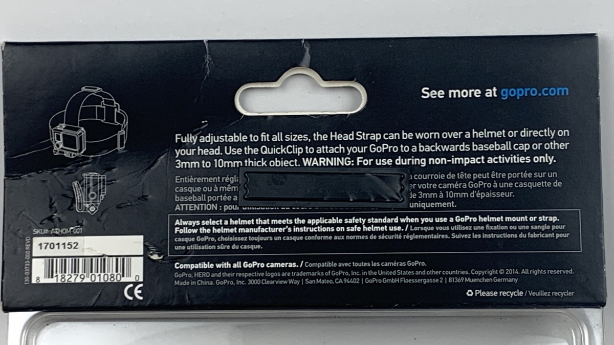 Sangle de poitrine pour caméra d'action GoPro,sangle de tête,ceinture