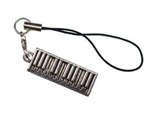 Piano Keyboard Phone Charm Miniblings Phone Jewelry Charm Music