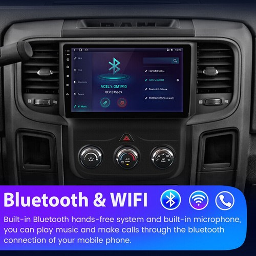 Carplay GPS Car Radio For 2013-18 Dodge Ram 1500 2500 3500 Android 13 Stereo BT - Foto 8 di 13