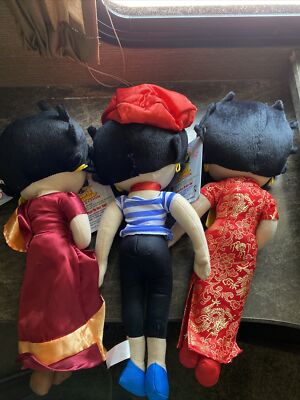 Betty Boop World Traveler India, France, China Sugar Loaf Plush