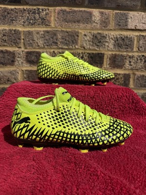 Puma Future 4.4 FG / AG Yellow Alert Fußballschuhe UK Größe 5 Near Mint Con