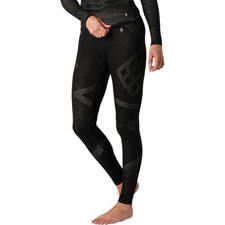 Smartwool Women's Intraknit Thermal Black Merino Base Layer Bottoms size Medium