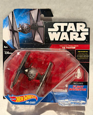 Hot Wheels Star Wars First Order Special Forces TIE Fighter Diecast w Stand