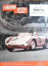 AUTO MOTOR UND SPORT 12 - 7.6. 1958 Nürburgring 1000 Borgward Isabella Abarth GT