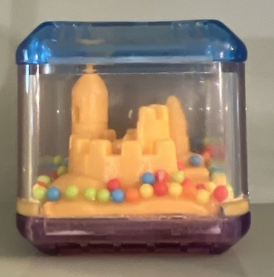 VINTAGE FISHER PRICE PEEK A BLOCKS SENSORY REPLACEMENT BLOCK SAND CASTLE BEACH