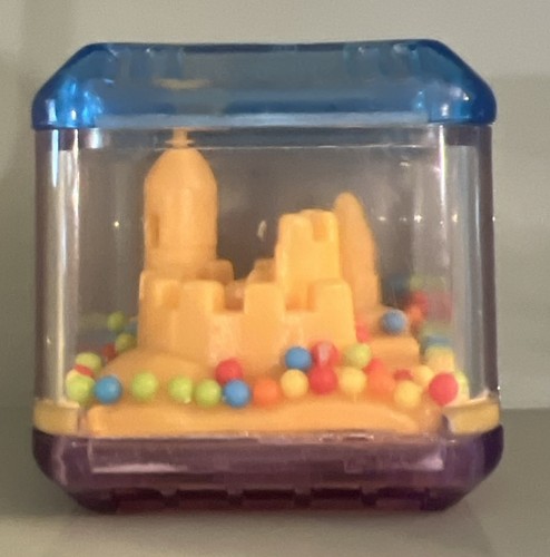 VINTAGE FISHER PRICE PEEK A BLOCKS SENSORY REPLACEMENT BLOCK SAND CASTLE BEACH