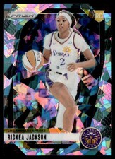 2024-25 Panini Prizm WNBA Cracked Ice Rookie Rickea Jackson #60 A