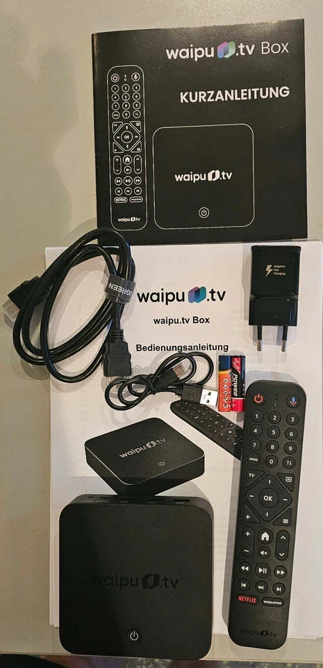 Waipu.tv 4K Stick inkl. Fernbedienung, HDMI 4K HDR WLAN. Gekauft am 29.01.2026 - Bild 1 von 1
