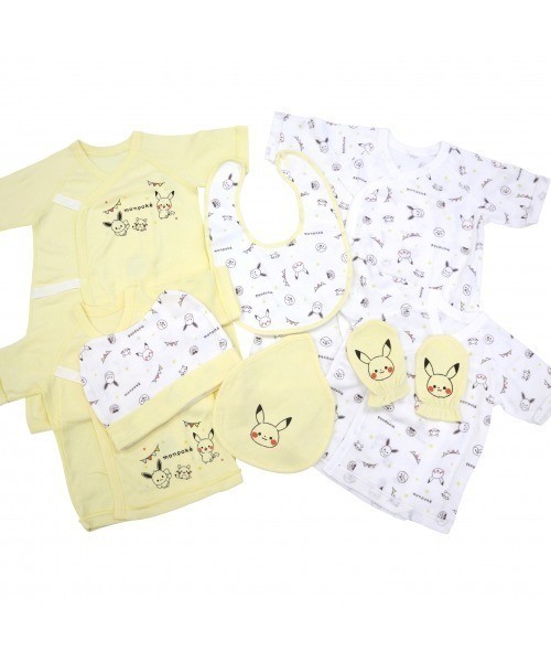 Pokemon monpoke Ropa Bebé Recién Nacido 8pcs Set 50-60cm Regalo Oficial...