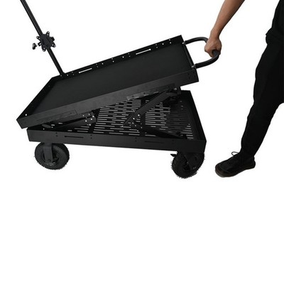 50X70cm Modular Quick-installation Mobile Workbench Lift Folding Cart F/Filming