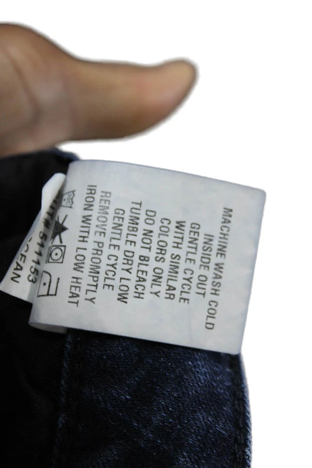 Pantalones Cortos de Playa Level 99 Unisex Azul Oscuro Botón Talla 27 Foto 4 de 4