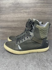 BMW Motorrad Sneaker Dry Motorcycle Boots Mens Size 12 45 Olive Green Suede