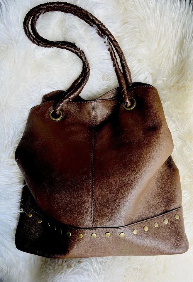 Pre-Loved Milk Chocolate Brown Supple Leather Large Hobo Bag by Helen Kaminski - Image 2 of 4
