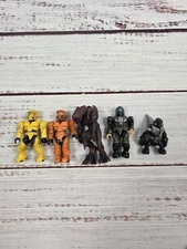 LOT 5 HALO MEGA CONSTRUX BLOKS UNSC Spartan, Etc MINI FIGURE Mixed Lot 1