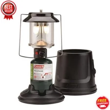 810 Lumens 2-Mantle Propane Lantern W/ Carry Case Campsite Park Outdoor Lighting
