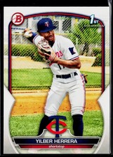 Yilber Herrera 2023 Bowman #BP-86 Prospects Minnesota Twins 1st Bowman