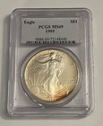 1995 Silver Eagle Dollar $1 - PCGS MS 69