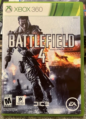 Battlefield 4 Xbox 360 game CIB *includes original receipt* tested and works